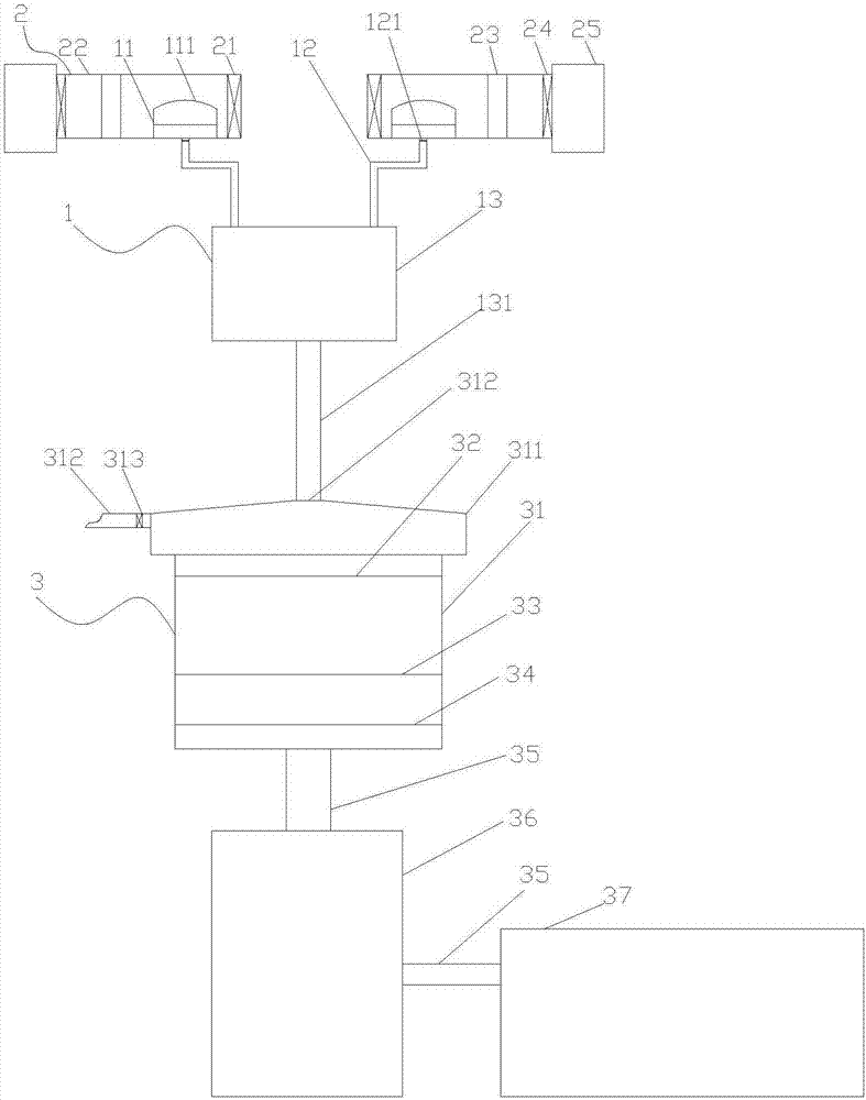 Recycling device for domestic water of students