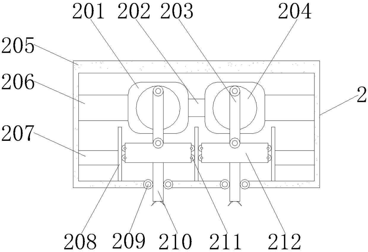 A soil loosening device with high degree of automation for soil restoration