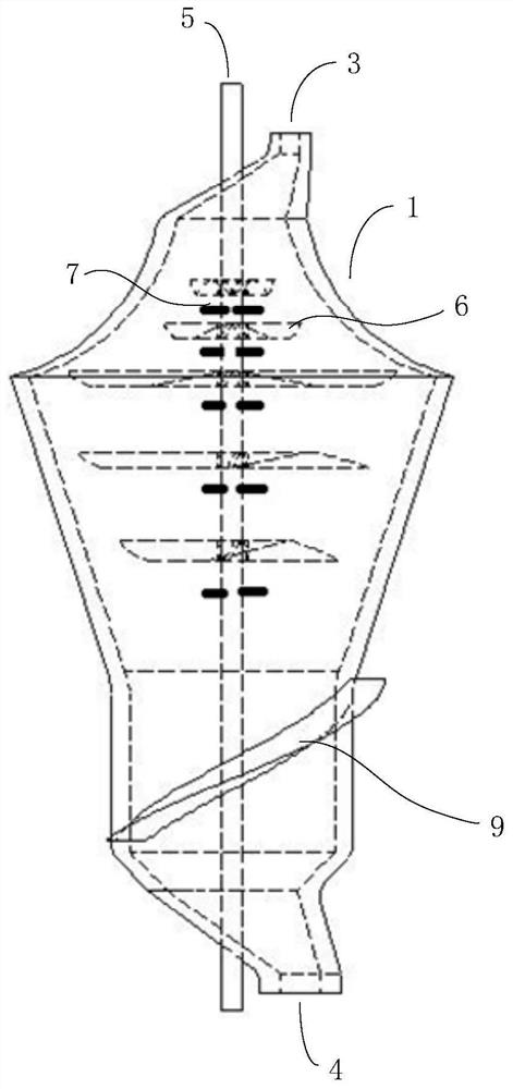 A high-efficiency cooling device for calcium carbide waste heat recovery