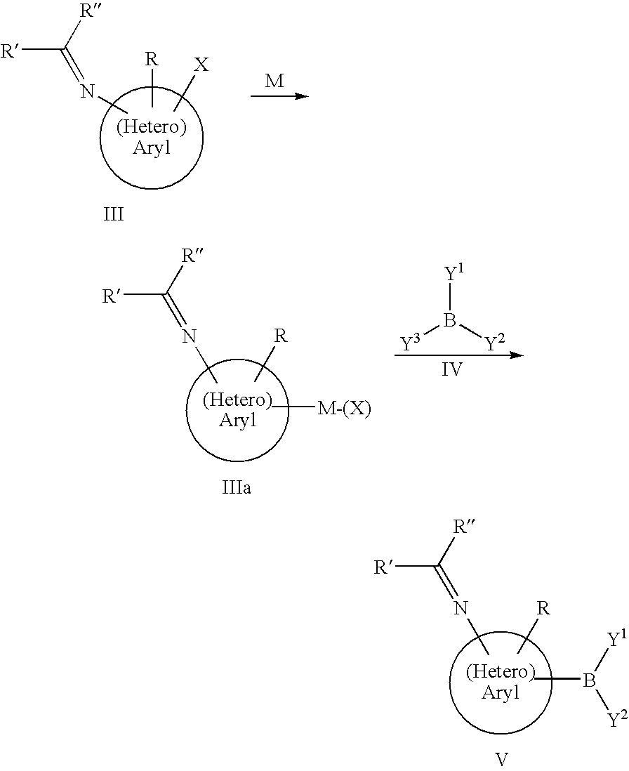 Preparation of Aminoaryl and Aminoheteroaryl Boronic Acids and Derivatives Thereof