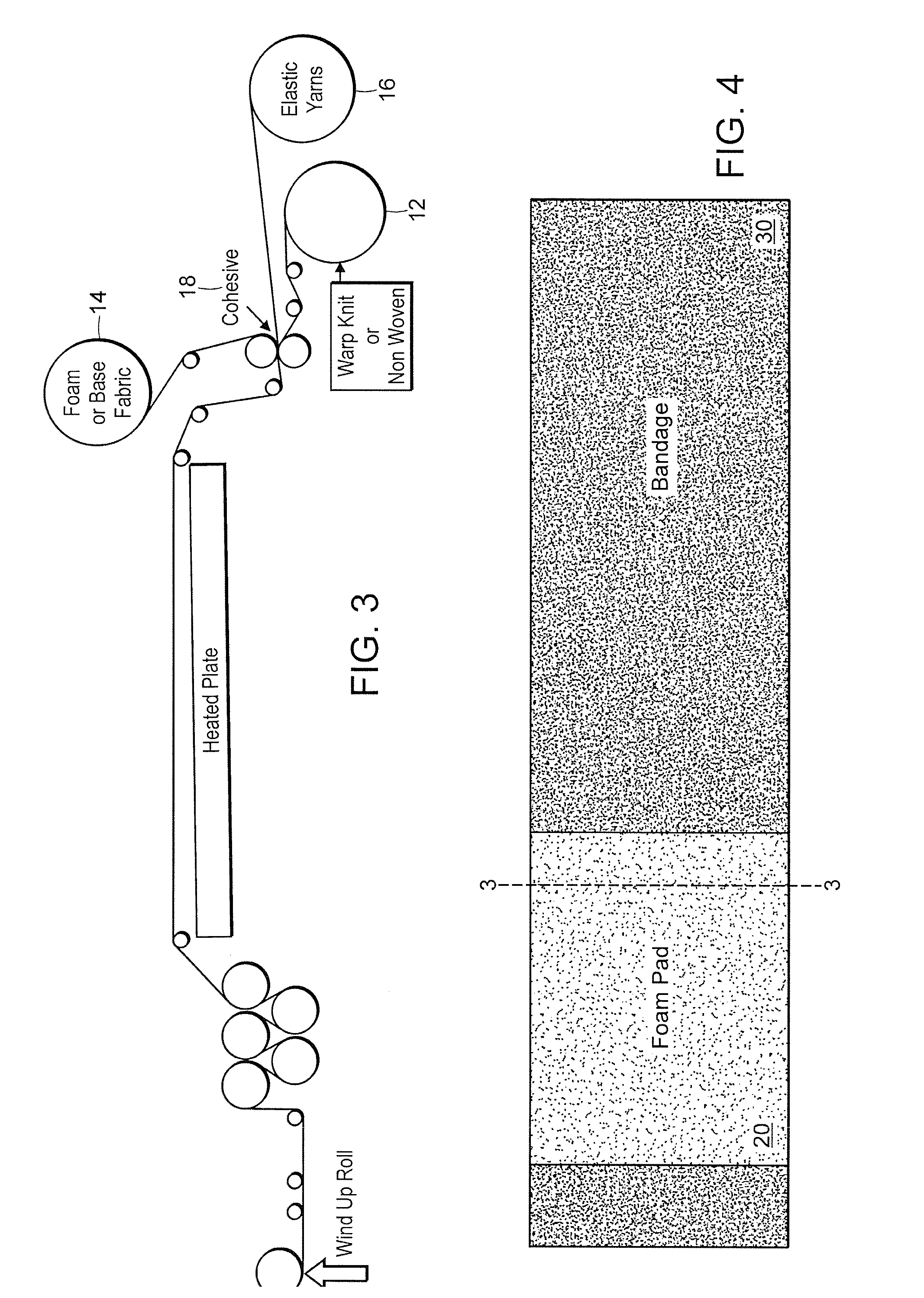 Foam layer cohesive articles and wound care bandages and methods of making and using same
