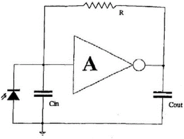Optical detector, component of optical detector, and photoelectric front-end amplifier circuit