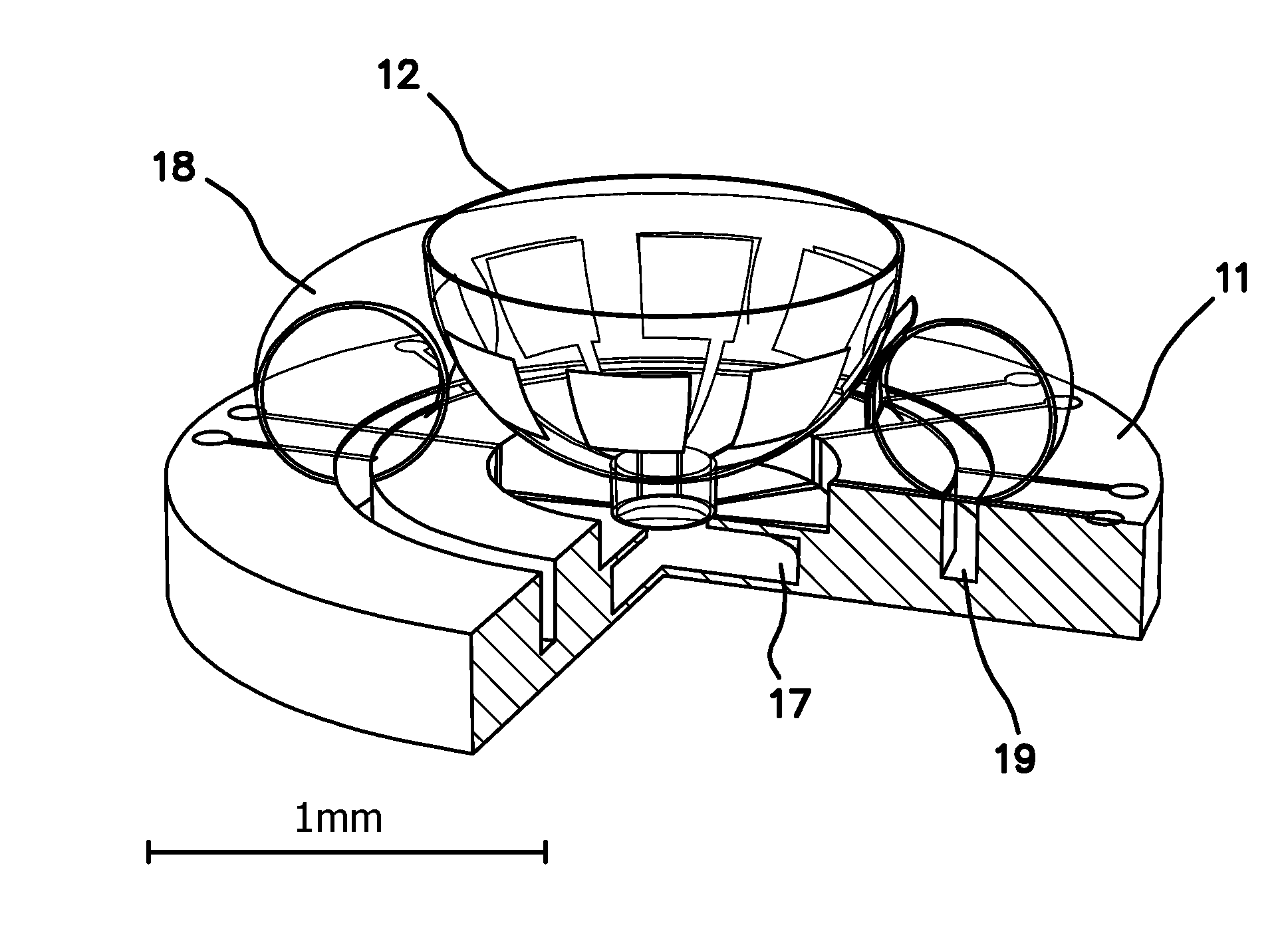 Three-dimensional wafer-scale batch-micromachined sensor and method of fabrication for the same