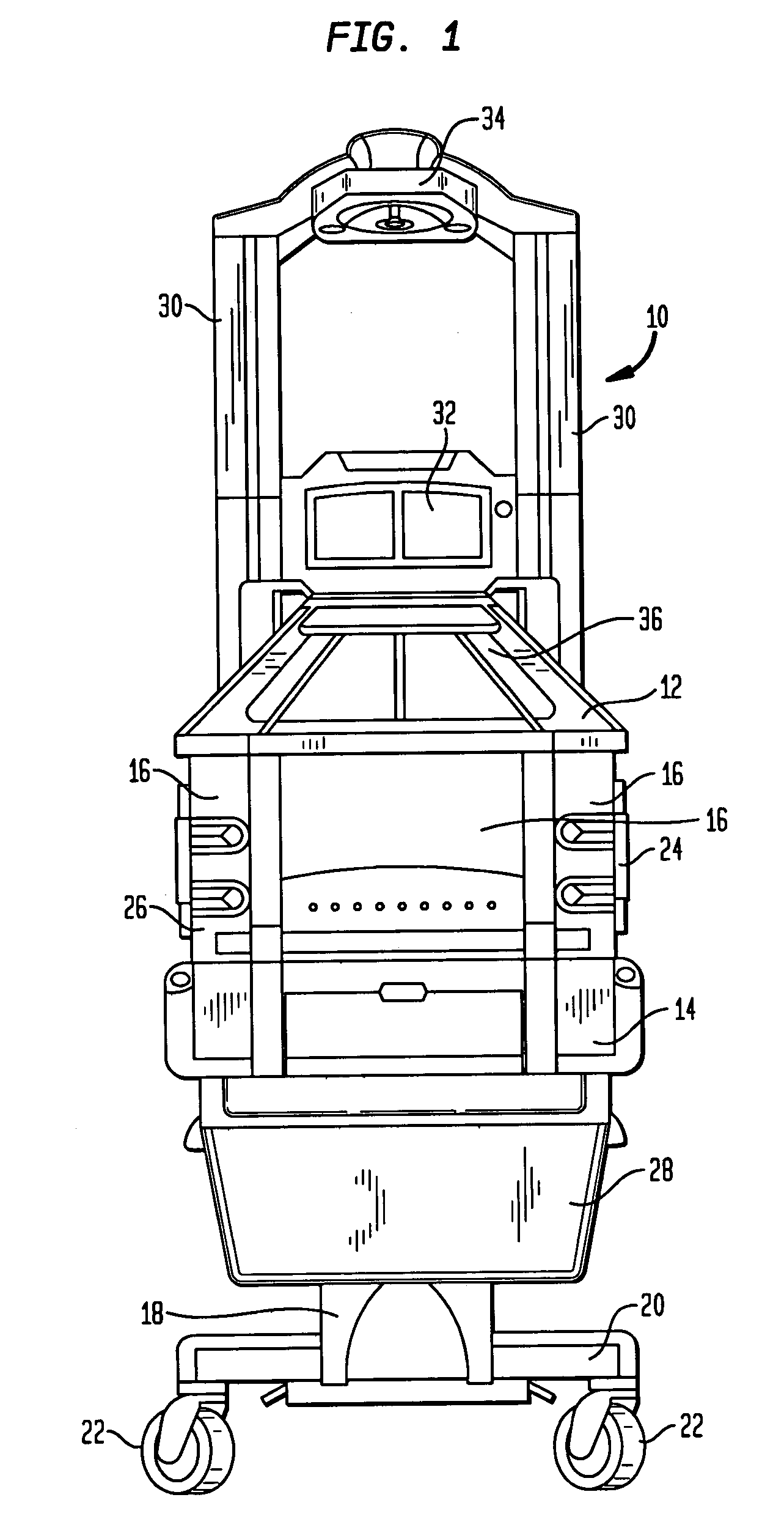 Infant care apparatus with fixed overhead heater