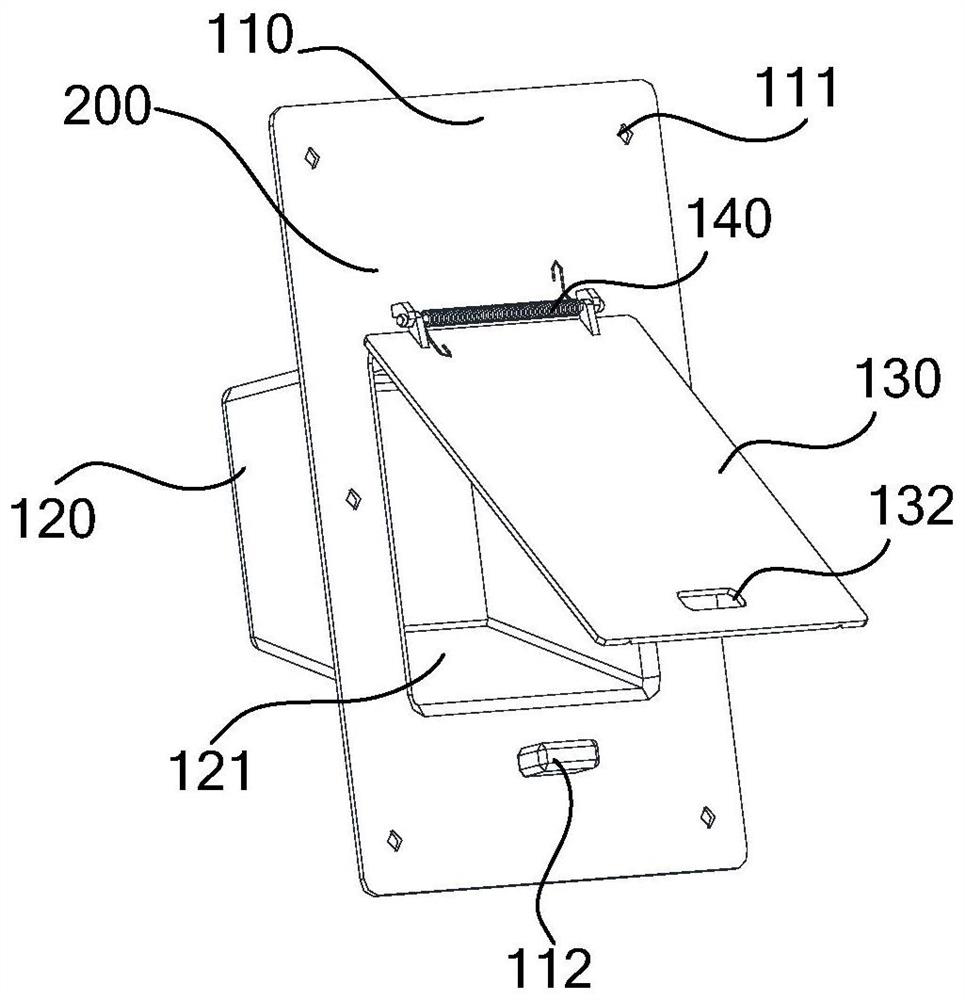External button device for railway vehicle and railway vehicle