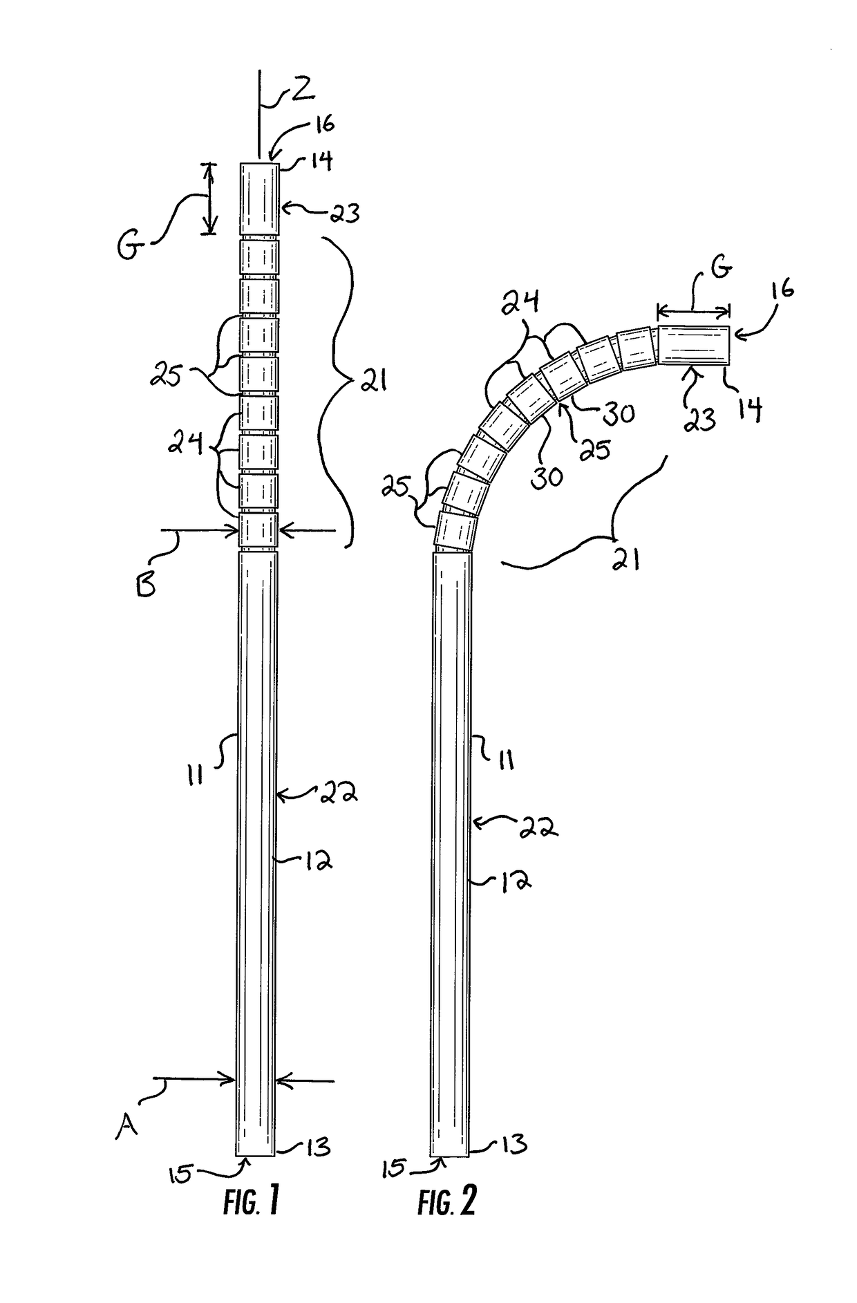 Flexible straw and system and method of manufacturing the same