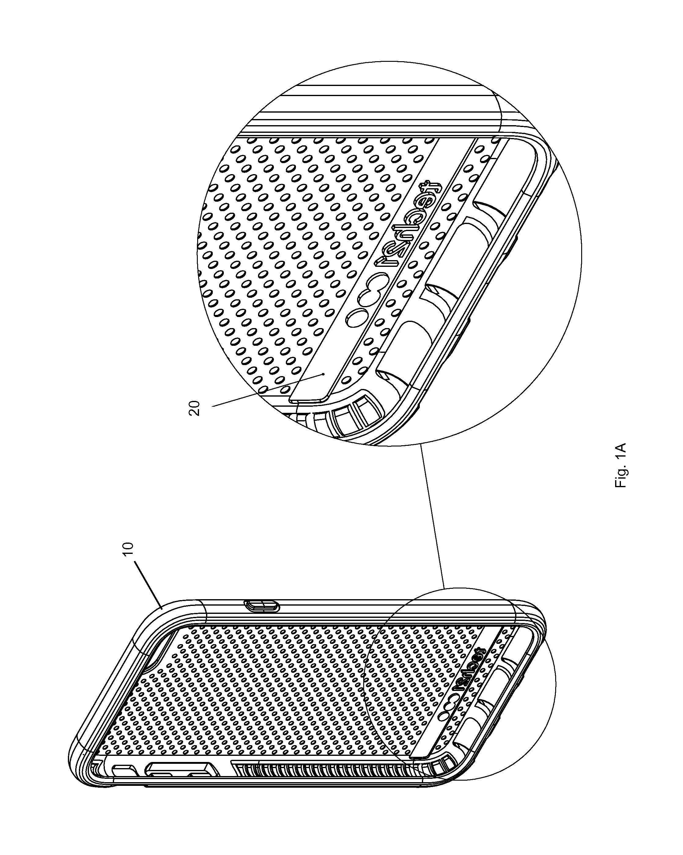 Radio frequency properties of a case for a communications device