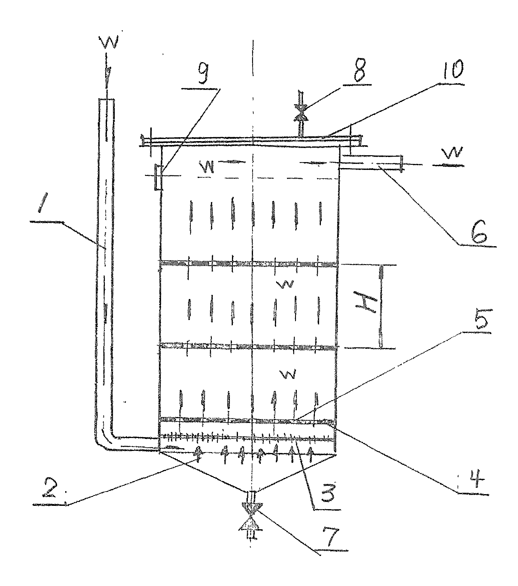 Turpentine liquid purifying pan and its technical process