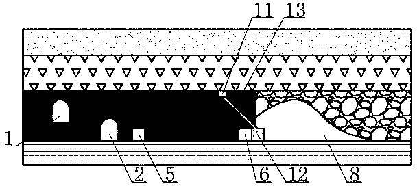 Method for second mining mining-stopping line coal column in super thick coal layer
