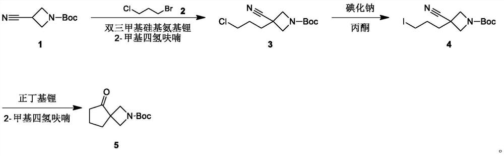 Preparation method of 5-amino-2-azaspiro [3.4] octane-2-carboxylic acid tert-butyl ester