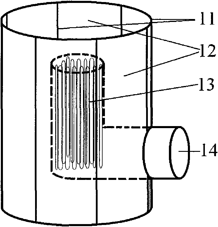 Bottom spray-type fluidization coating equipment