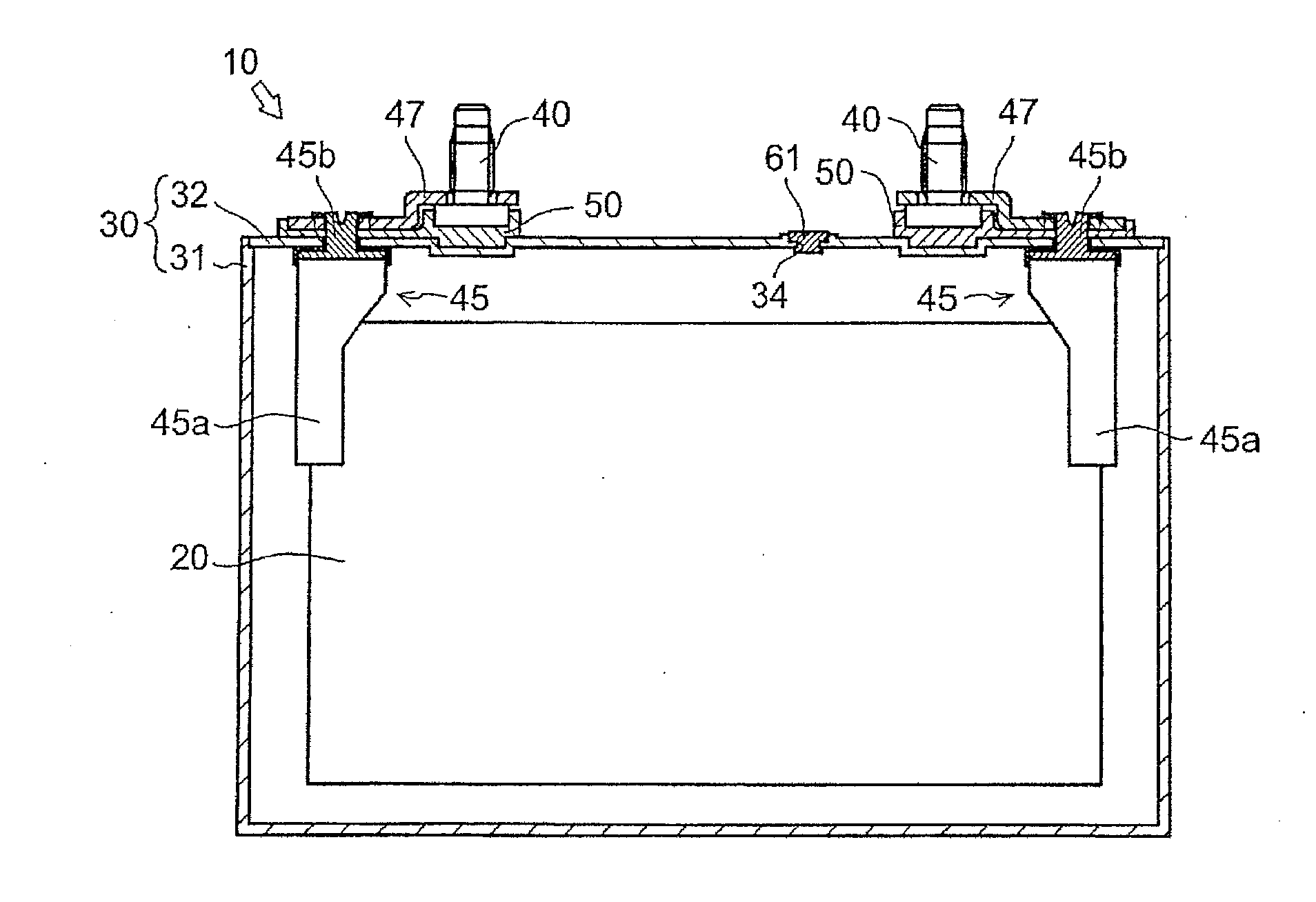 Sealed battery