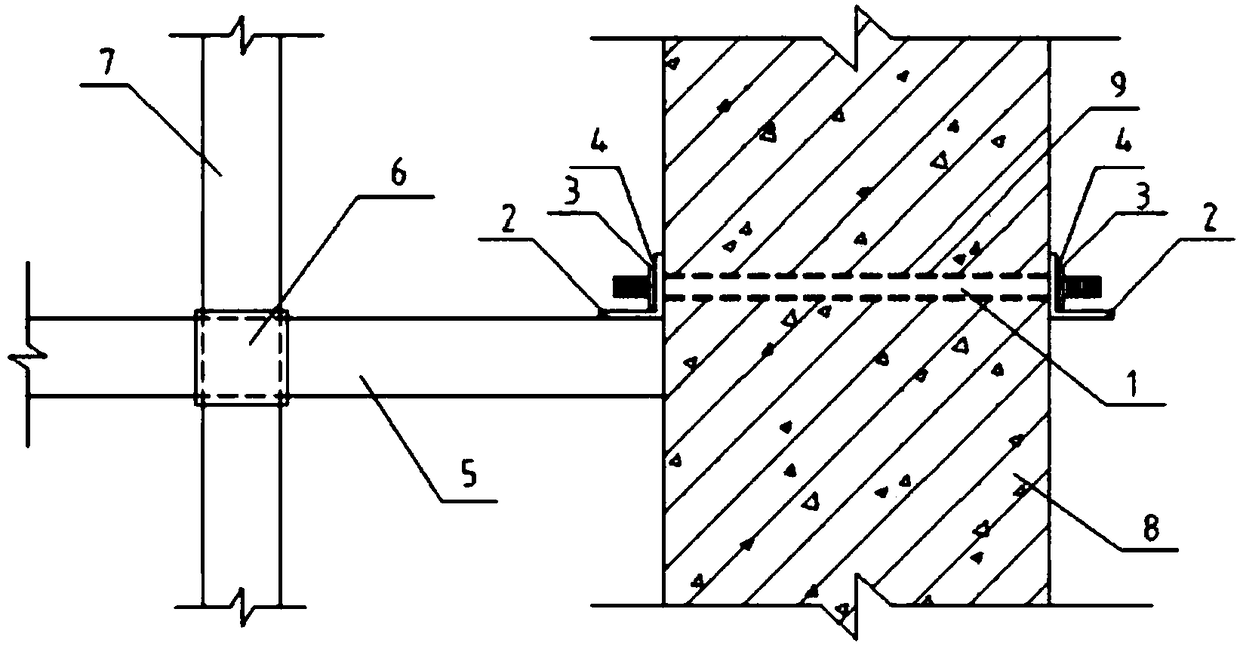 Scaffold connector for civil engineering