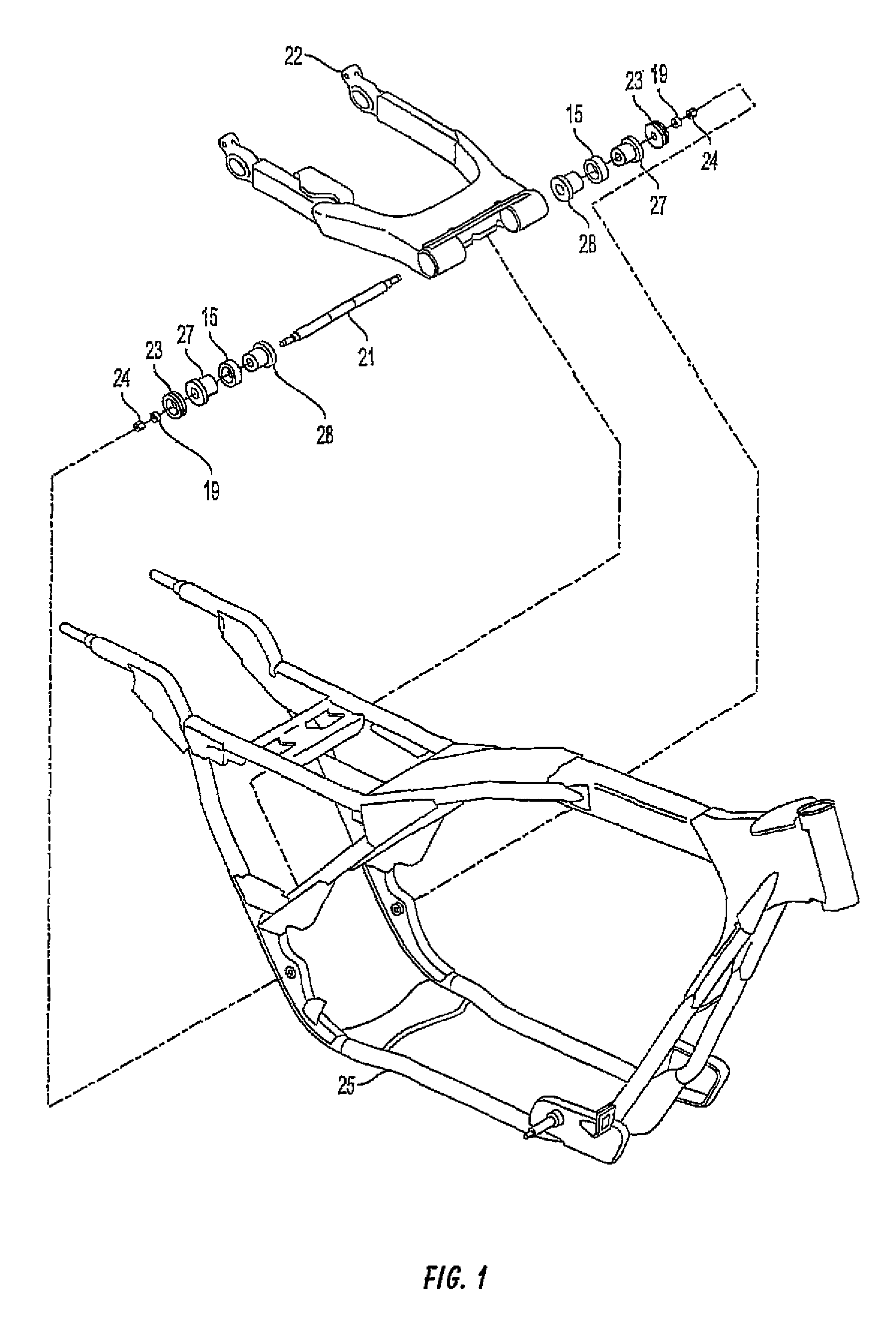 Motorcycle suspension method and sway dampening apparatus