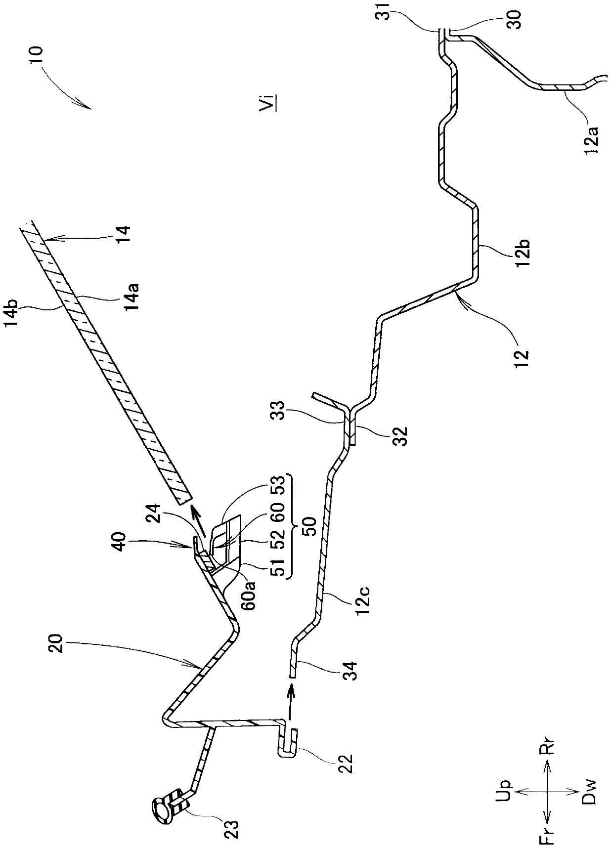 cowl structure