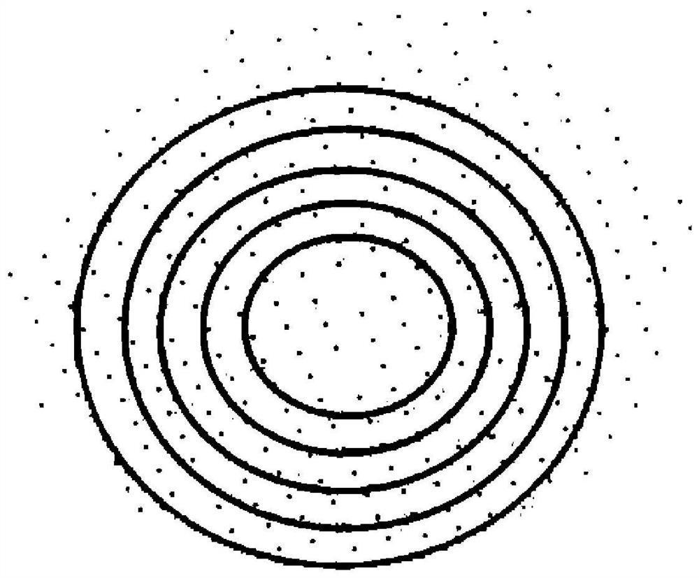 Pile body top surface center three-dimensional coordinate high-precision determination method based on point cloud data