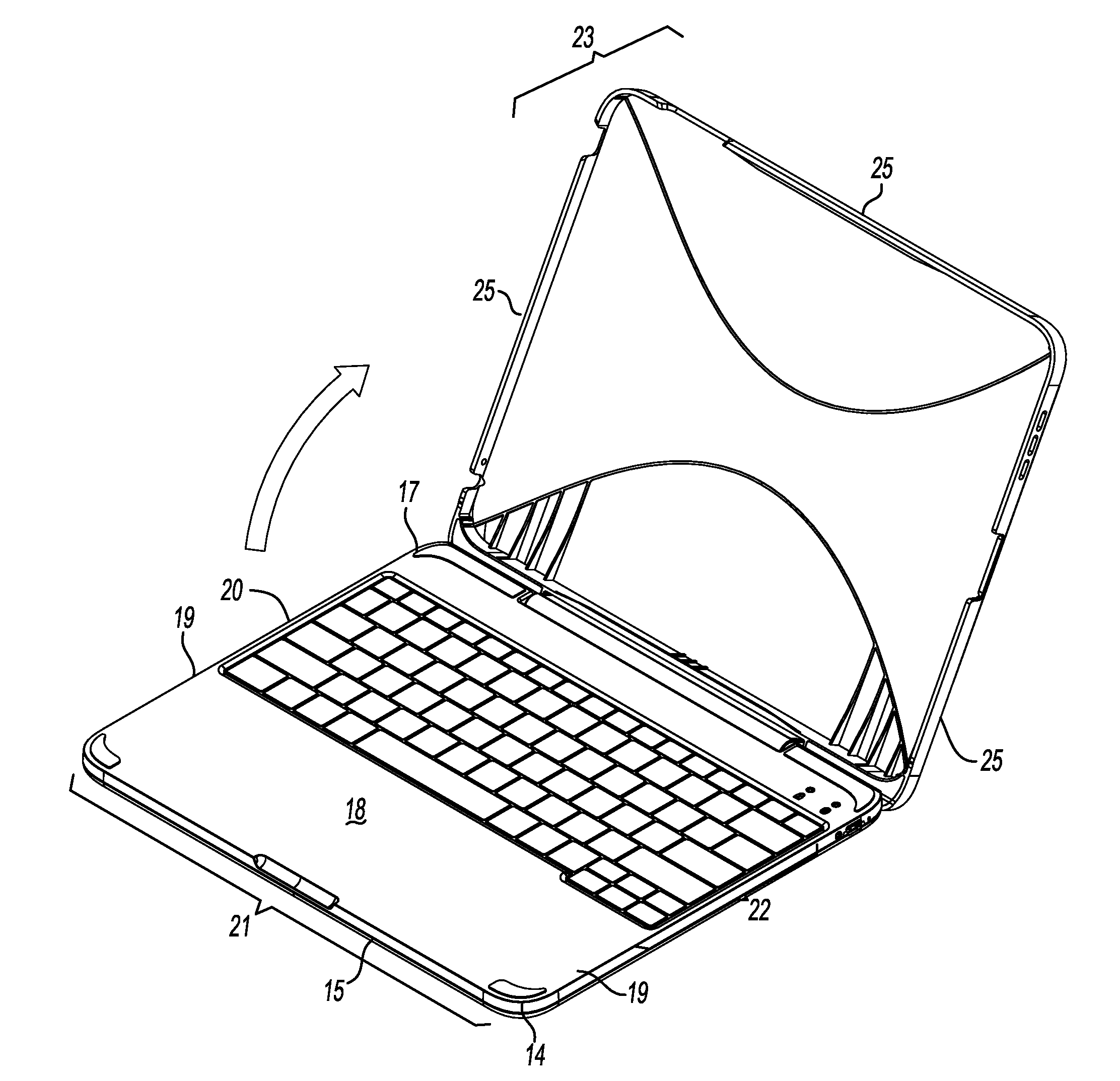 Electronic device case and method of use