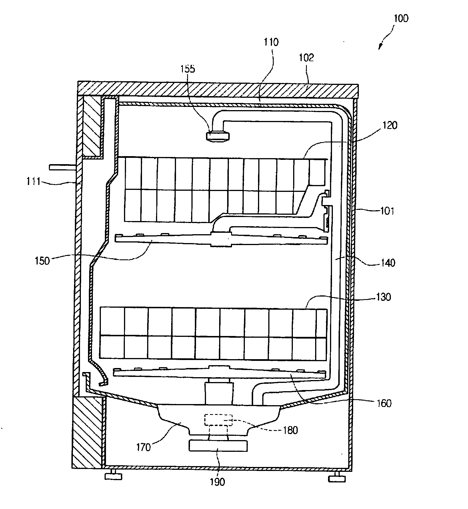 Sump of Dish Washer