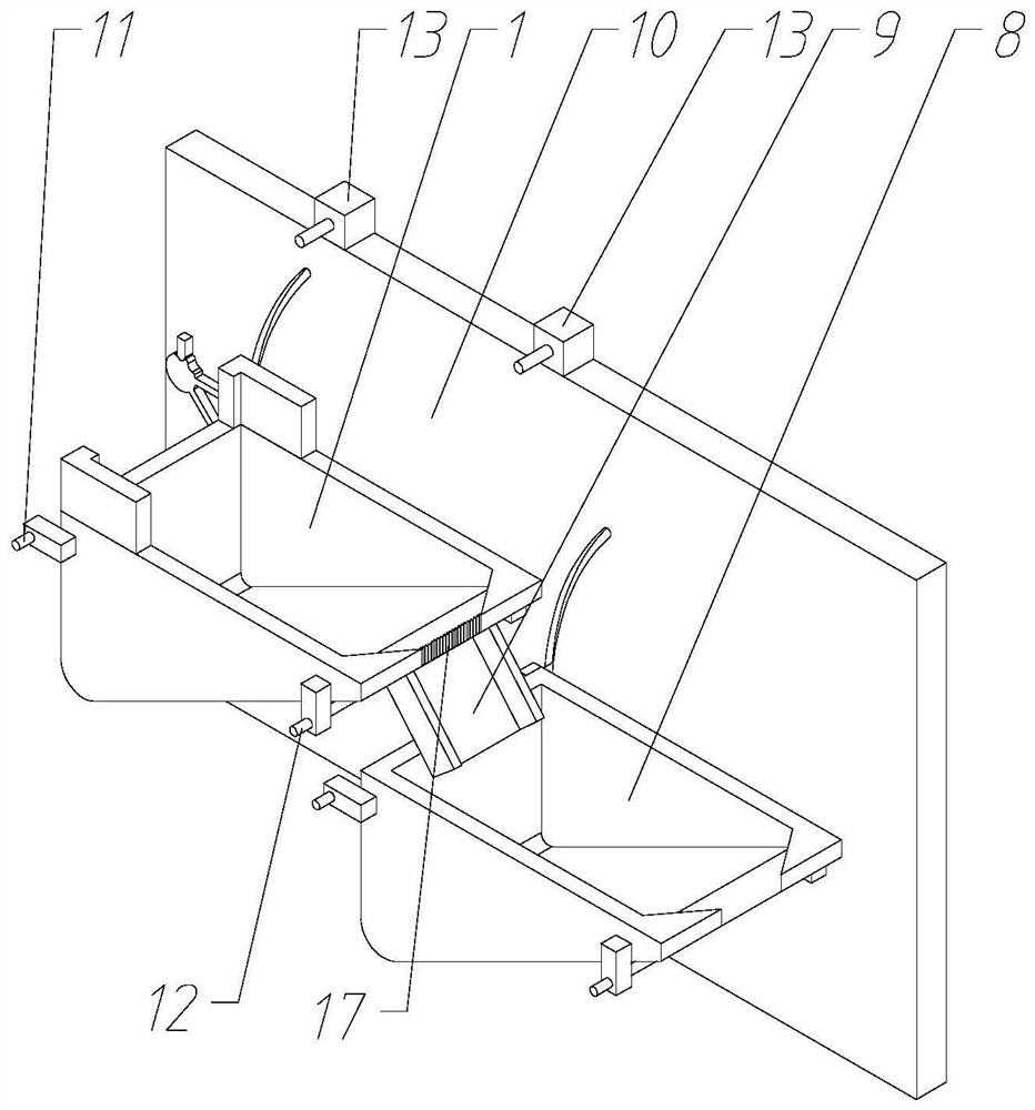 Zinc ingot melting device