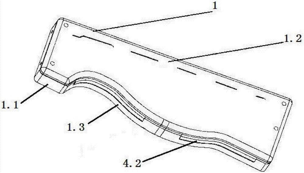 A forming device and method for small-height convex parts