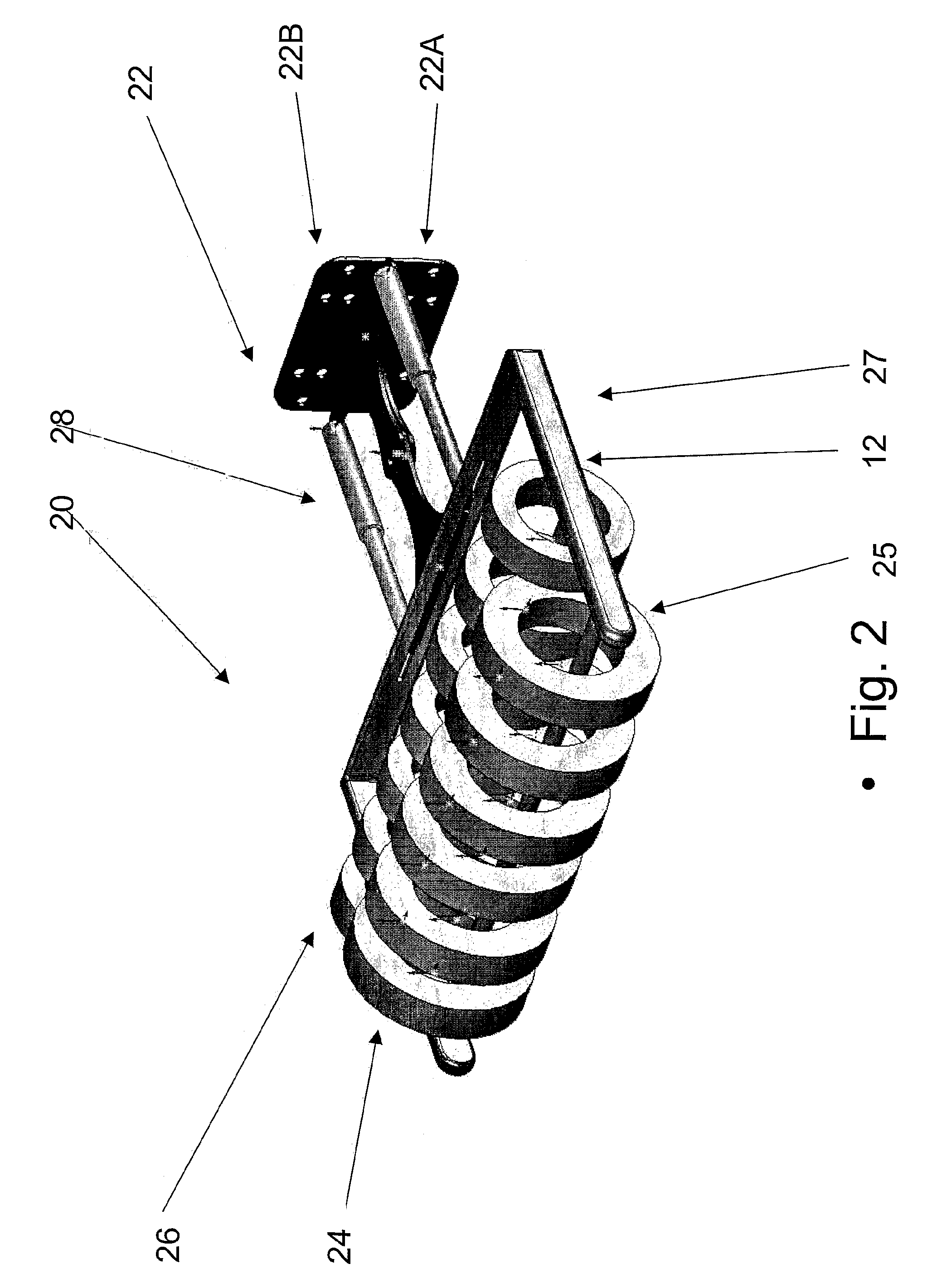 Apparatus and Method for Clearing Land Mines