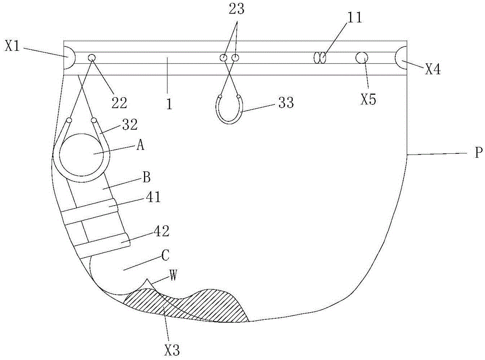 Multi-combination full-function general underpants and using method thereof
