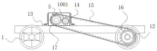 Dual-motor power synthesis device for electric vehicle driving