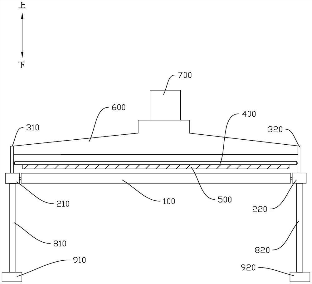 Dust removal device for acrylic plate