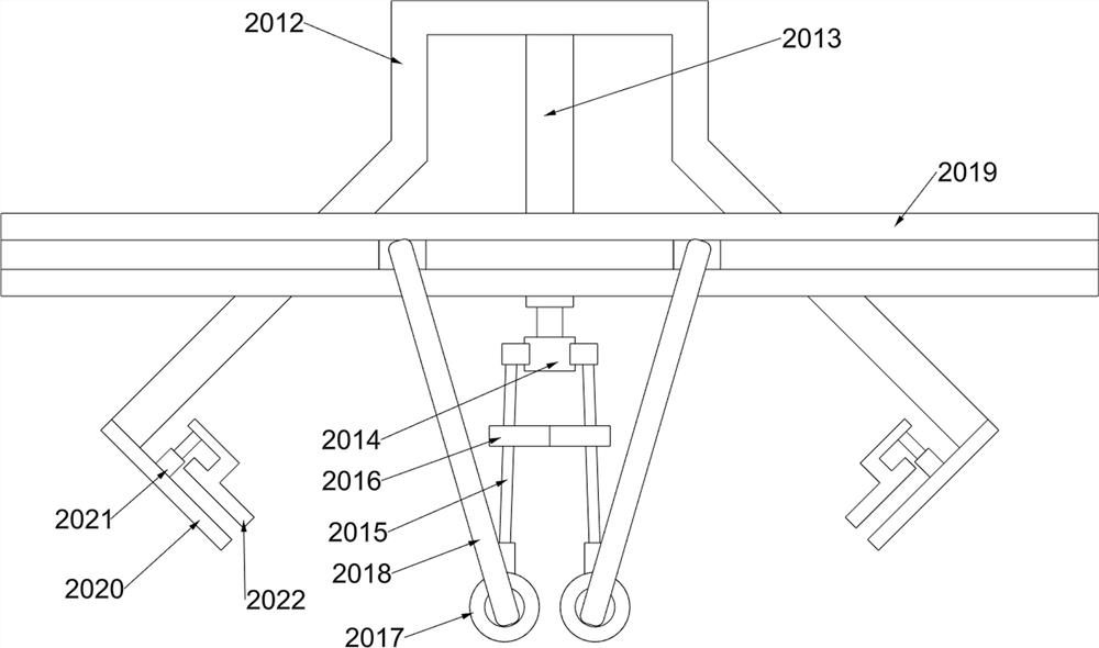 Suspended raw material production equipment for bonding and enhancing performance of carbon fiber fishing rod