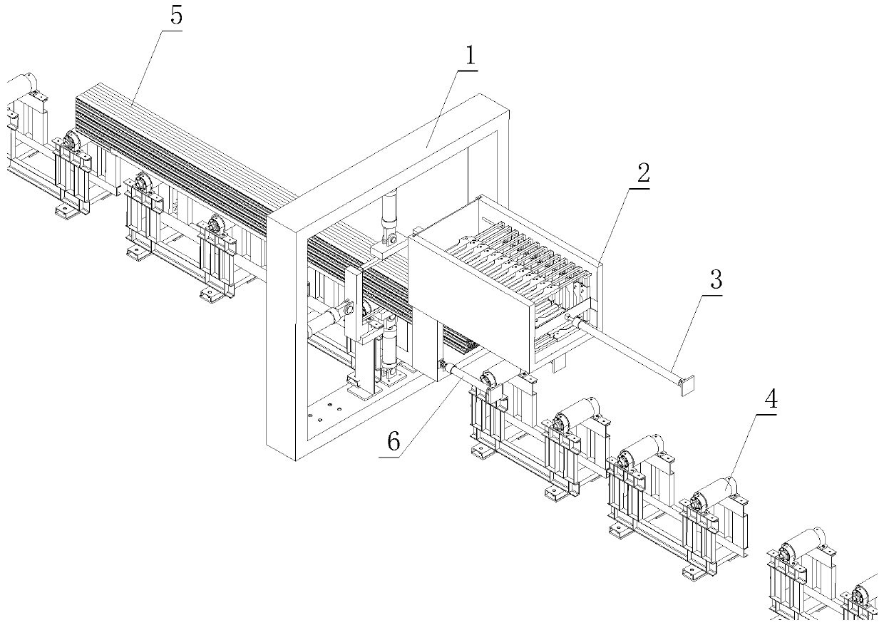 An energy-saving section steel automatic packing device and process