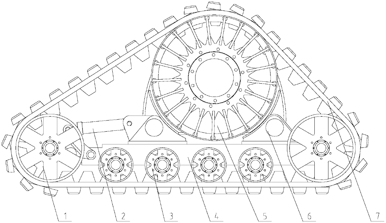 Walking system provided with built-in planet accelerating mechanism and harvester