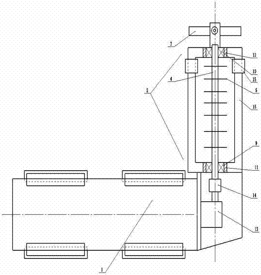 Front loading type pile turning machine