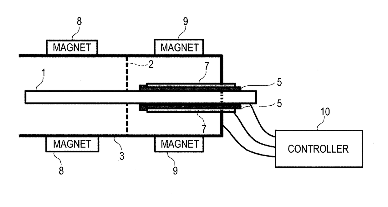 Vacuum gauge and contamination diagnosis method