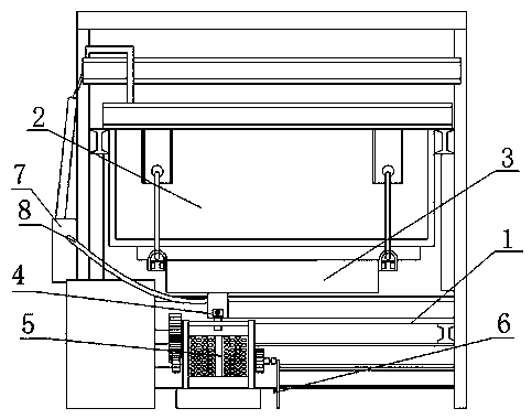 A crystal zirconium processing device