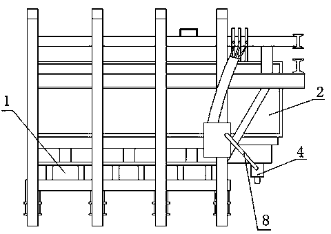 A crystal zirconium processing device