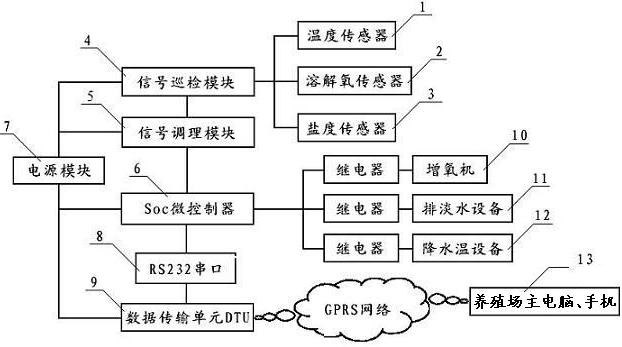 Automatic monitoring system for sea cucumber aquaculture farm and implementation method of same