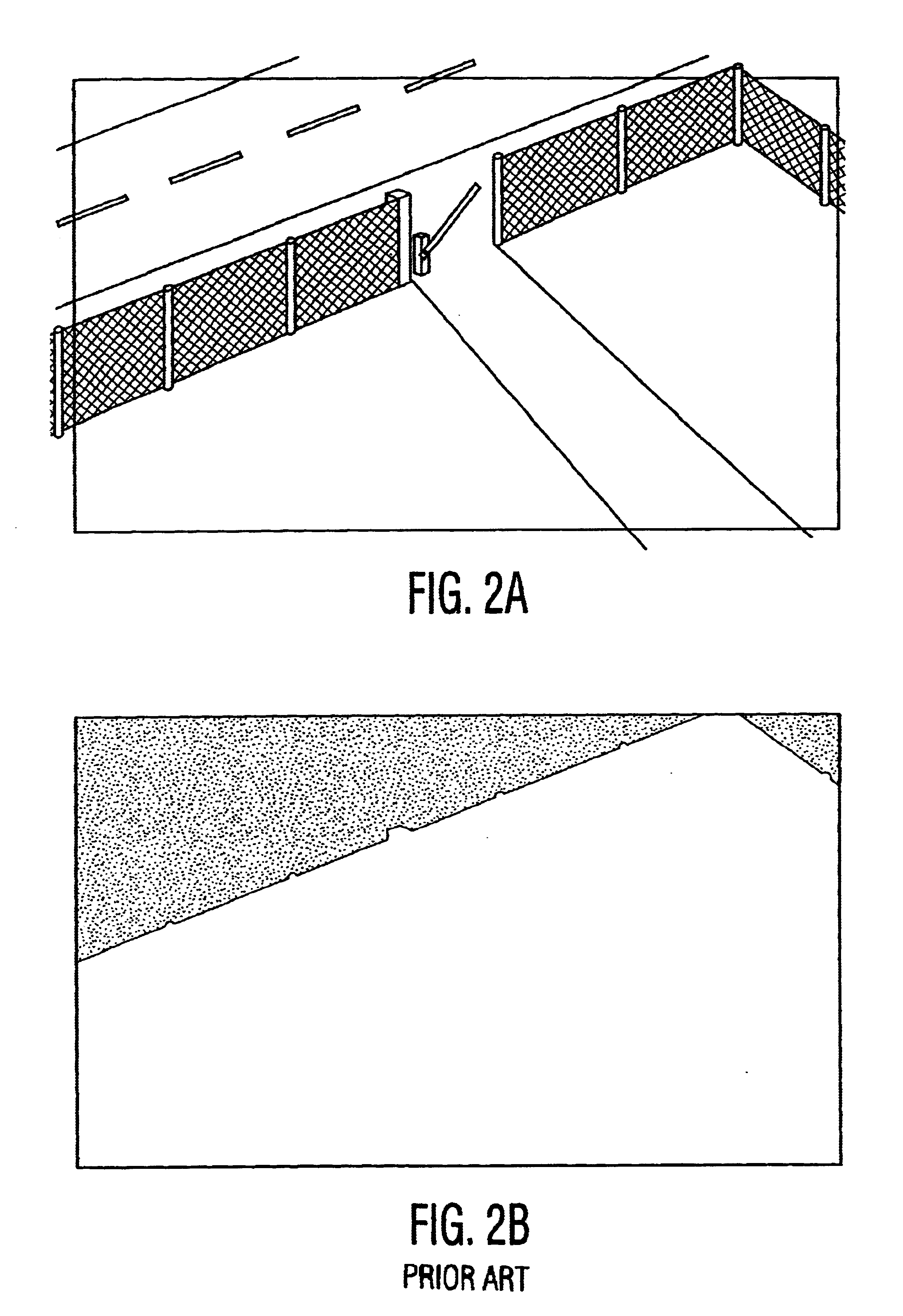 Security system with maskable motion detection and camera with an adjustable field of view