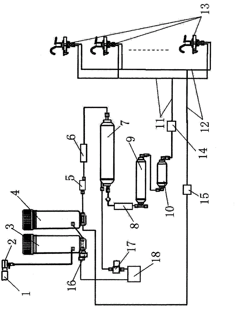 Full-automatic direct drinking water supply system for building