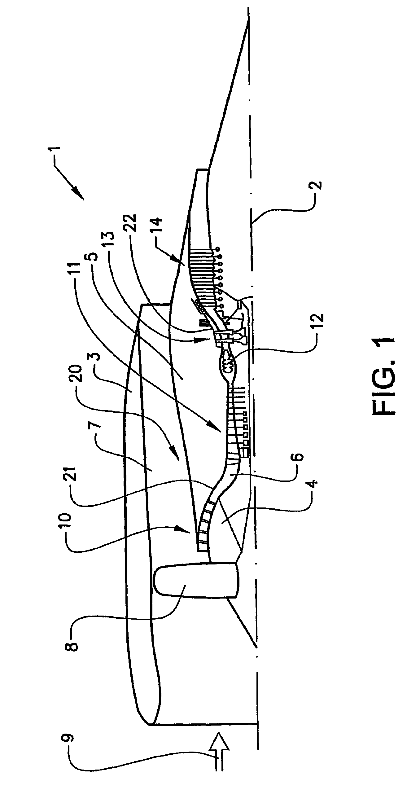 Bearing support structure and a gas turbine engine comprising the bearing support structure
