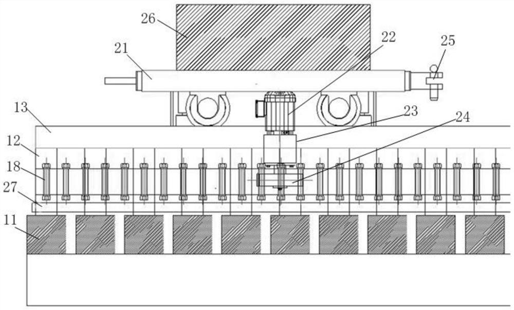 Calcium carbide discharging system