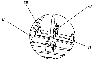 A welding structure of the underframe of the car head