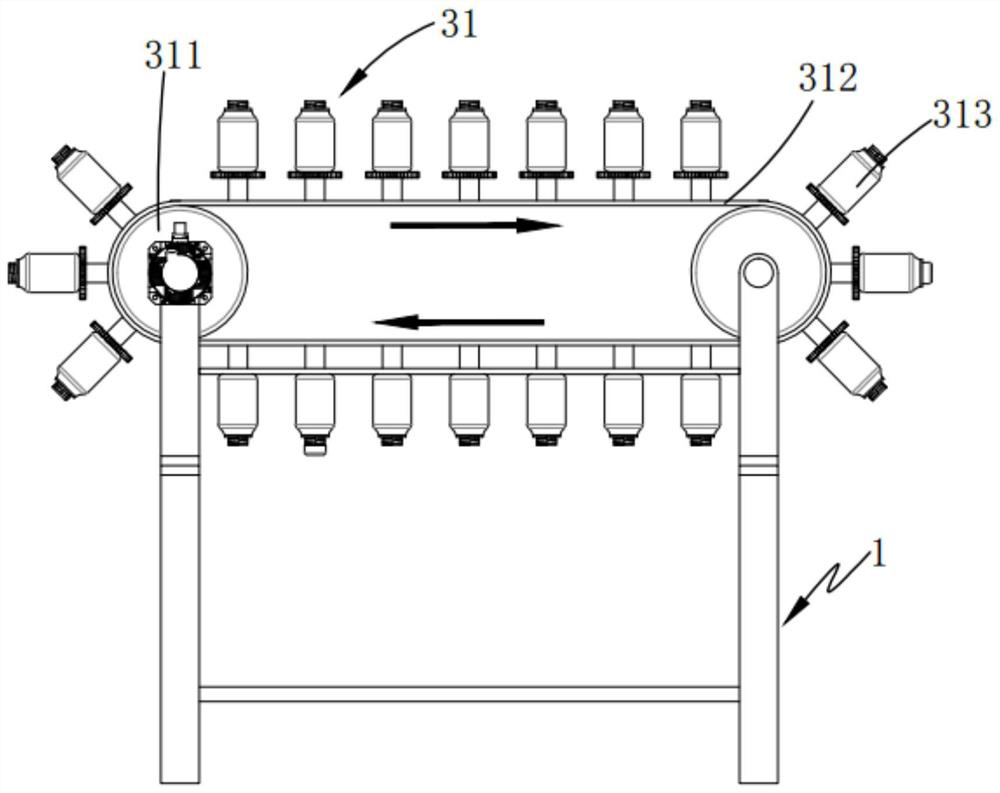 A fully automatic capping laser marking system