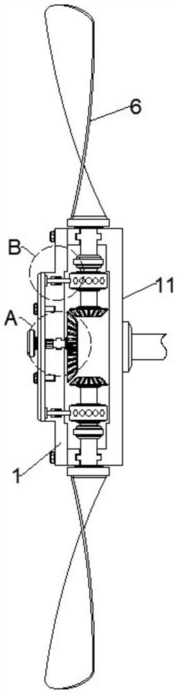 Adjustable impeller structure and hydroelectric equipment
