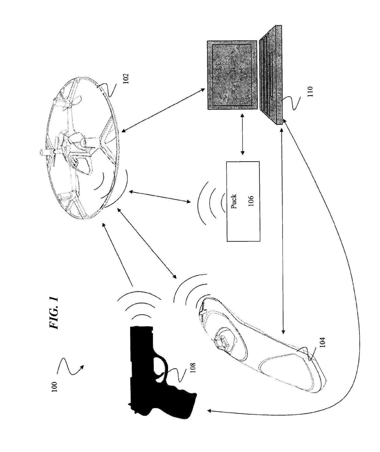 System for game play with multiple remote-control flying craft with wireless communication