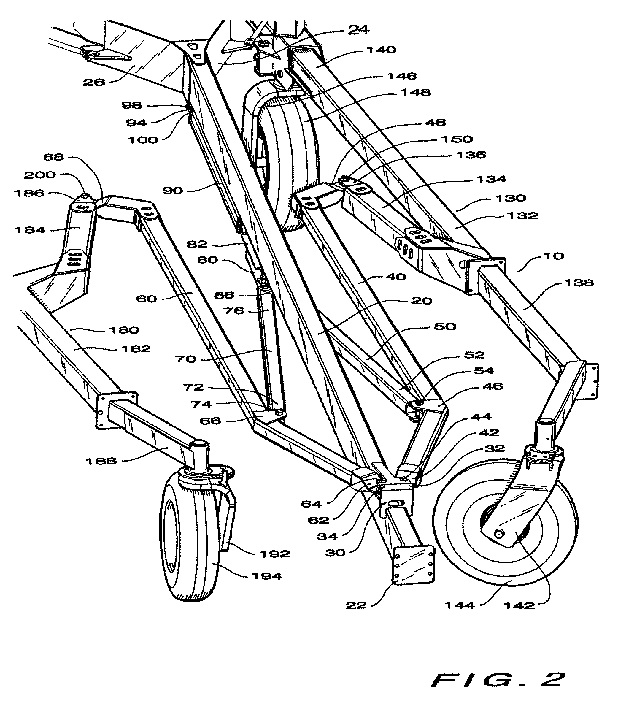 Bifold transport lock