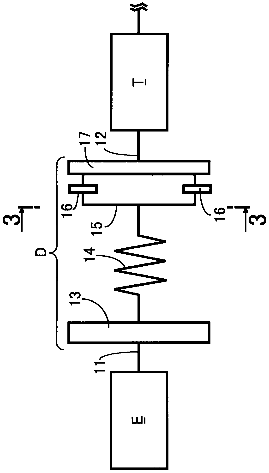 Centrifugal vibrator vibration damping device