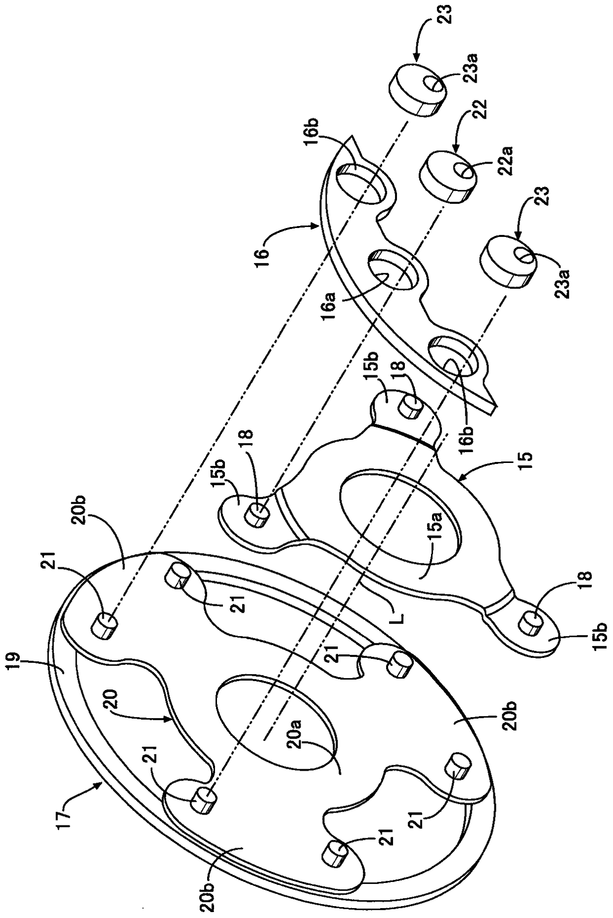 Centrifugal vibrator vibration damping device