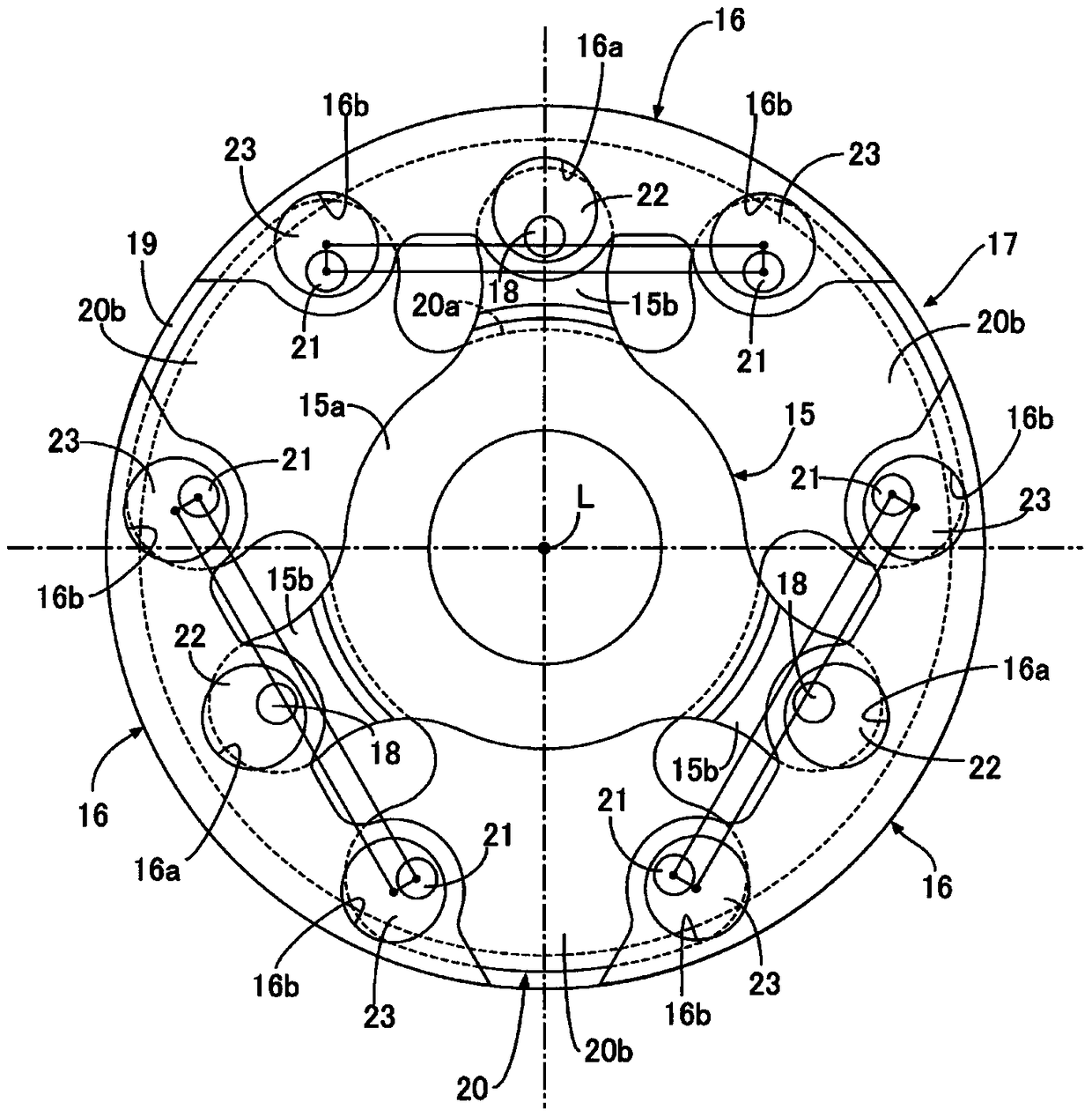 Centrifugal vibrator vibration damping device