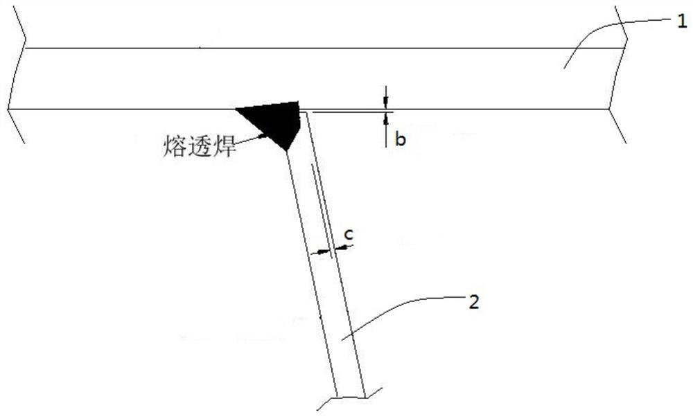 Novel orthotropic steel bridge deck without arc-shaped notch and manufacturing method of orthotropic steel bridge deck