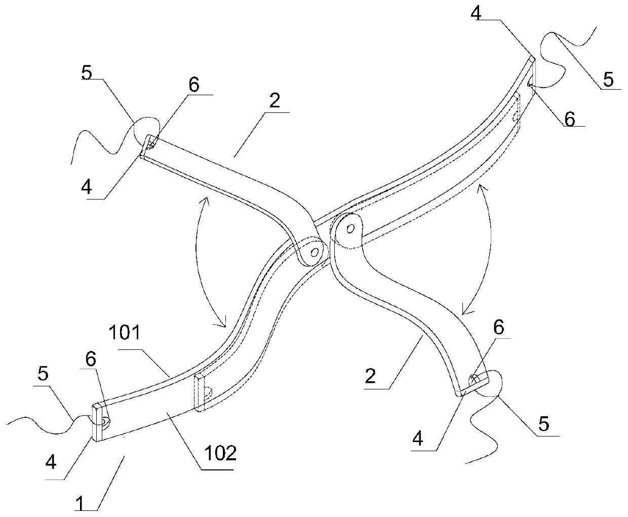 Visceral organ suspension device for endoscopic surgery